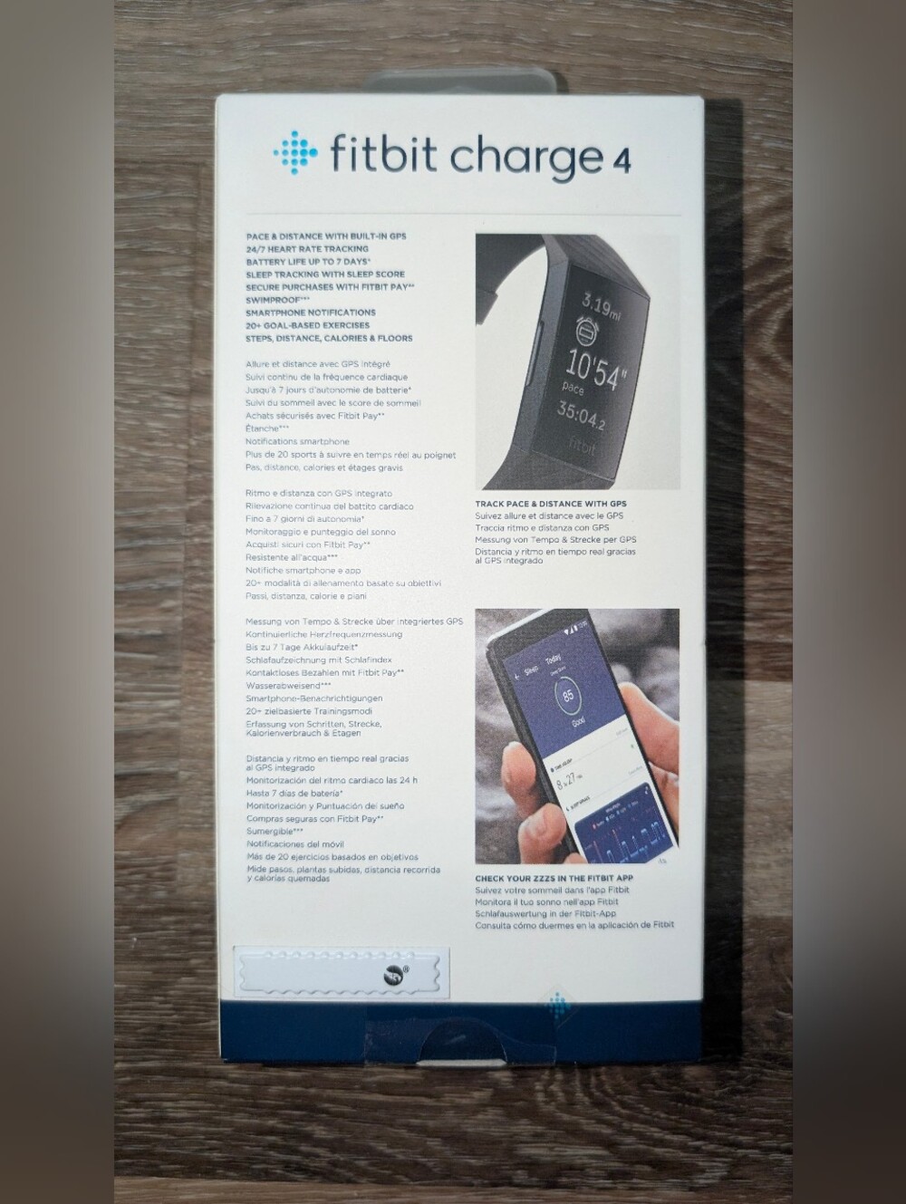 NIB Fitbit Charge 4 Advanced Fitness Tracker GPS - Rosewood - Brand New Sealed - Picture 3 of 5